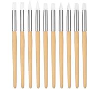 Garneck Stylo de Nettoyage pour Montre Domestique Pratique, Ensemble de 10 Pièces en Bois et Plastique, Outil pour Réparation de Montres
