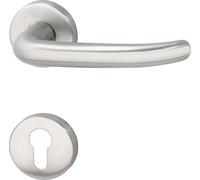 Garniture à béquilles FH BRÜNN - sur rosace PZ, 38 - 45, inox mat