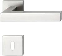 Garniture à béquilles SOLIDO MALMÖ - sur rosace BB, 38 - 45, inox mat