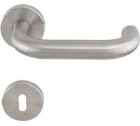 Garniture à béquilles SOLIDO TALIN - sur rosace BB, 38 - 45, inox mat