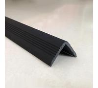 Garniture autocollante antidérapante en caoutchouc pour sols stratifiés et parquets 40 x 40 mm Noir 10 m Protection durable des bords pour plus de sécurité et de style