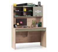 Garniture Bureau Set Bois Table Bibliothèque Vert Chambre d'enfant