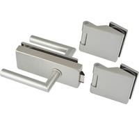 Garniture Classic, non verrouillable, aluminium effet inox