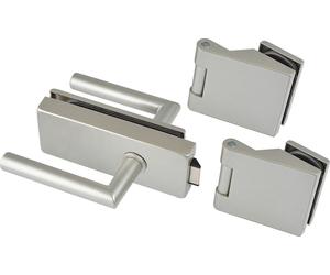 Garniture Classic, non verrouillable, aluminium effet inox