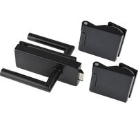 Garniture Classic, non verrouillable, aluminium noir RAL 9005