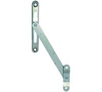 Garniture compas + gâche pour jeu en feuillure 18 à 21 mm PVC FERCO G-46223-02-0-1