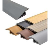 Garniture de bordure adhésive découpable de 1 à 5 m, rampes de seuil de hauteur for 7 à 10 mm(Gray,200cm*3.5cm)