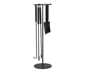 Garniture de cheminée 5 pièces Ashi Blomus, Designer Kaschkasch, 75.6 cm