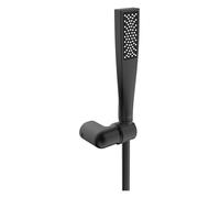 Hansa Armaturen Set de douche à main Aurelia 4717013033 1 jet avec support et tuyau Noir mat