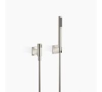 Garniture de douche Dornbracht avec rosaces individuelles, avec régulateur de débit, 27809985-08, Couleur: platine