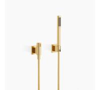Dornbracht Symetrics set de douche 27809985-28 laiton brossé, avec rosaces individuelles et réglage du volume