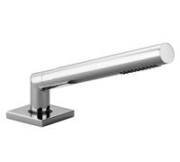 Garniture de douche flexible Dornbracht pour montage sur bord de baignoire ou de carrelage, rosace 60x60mm, 27702980-27, Couleur: Light Gold brossé