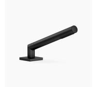 Garniture de douche flexible Dornbracht pour montage sur bord de baignoire ou de carrelage, rosace 60x60mm, 27702980-33, Couleur: Noir Mat