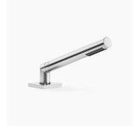 Garniture de douche flexible Dornbracht pour montage sur bord de baignoire ou de carrelage, rosace 60x60mm, 27702980-93, Couleur: Chrome brossé