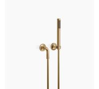 Garniture de douche VAIA Dornbracht avec rosaces individuelles, flowReduce, 27808809-390010, Couleur: Dark Brass brossé