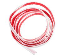Garniture de Gouttière Rv Auto-Adhésive en Caoutchouc Blanc 3 m | Résistant aux Intempéries, Protection Extérieure les Fuites, pour Moulure de Toit et Rail de Goutte