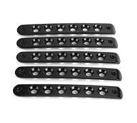 Garniture de Poignée de Porte en Métal pour JK/Unlimited 07-18, Couvercle élégant pour Boutons Poussoirs, Installation Facile, 11 Vis Incluses