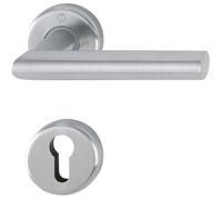 Garniture de porte HOPPE Utrech - Inox - Clé I - 3940698