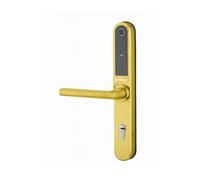 Garniture de porte Intelock Multi entraxe 70 Révers. carré 8 - Or - 78911