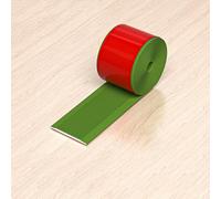 Garniture de protection antidérapante de 10 m pour escalier - Bandes en PVC durable pour marches intérieures - Protection de seuil verte de 3 à 10 cm de large - Solution de sécurité pour éviter les
