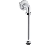 Garniture de raccordement Geberit chromée, tuyau de rinçage pour urinoirs, 1 pouce x 19 mm, 1 pièce.