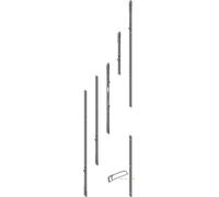 Garniture de têtière KFV pour réparation MFV-One, tourillon champignon, têtière en U 24mm,acier inoxydable