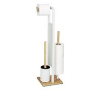 Support pour papier toilette et brosse de toilette RIVALTA, 3en1