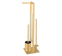 Garniture de WC sur pied WENKO Mod. Rivalta Gold, acier inoxydable