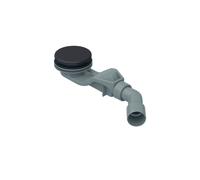 Garniture d'écoulement BetteSolid 30, latéral, débit d'écoulement 0,6 l/s, avec BetteAntidérapant Pro S, B597-403AY, Couleur: fumer