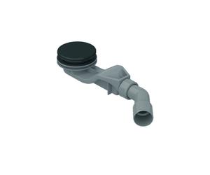 Garniture d'écoulement BetteSolid 30, latéral, débit d'écoulement 0,6 l/s, avec BetteAntidérapant Pro S, B597-400AY, Couleur: corbeau