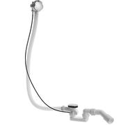 Garniture d'écoulement et de trop-plein Duravit D-Code, sortie horizontale, chrome, 790226000001000