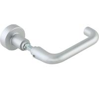 Garniture DORMA-Glas 10.316 sans rosaces, avec tige amovible, argent anodisé