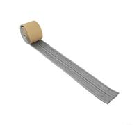 Garniture flexible à décoller et mouler - 230 cm - Lignes murales pliables - Décoration pour coins - Bande en mousse résistante à l'humidité pour plinthe - Gris (marron)