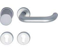 Garniture interchangeable 1754/D6K - sur rosace PZ, VK 8,5, TS au choix, argent