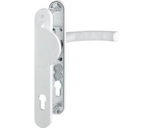 Garniture interchangeable LIÈGE - sur plaque étroite, plaque de poignée, 67 - 72, blanc
