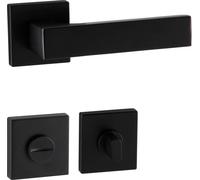 Garniture MARCHESI BUDAPEST rosette WC, 38-45 mm, zamak noir mat