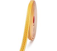 Garniture murale flexible de 6 m, moulure de plafond auto-adhésive 3M, bordure d'armoire, garniture de cadre photo miroir, décoration de fond mural en PVC, bande de moulure de couronne 3D(Gold,10M))