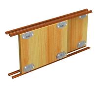 Garniture porte coulissante à visser Pico25 jusqu'à 13 Kg - MANTION - PICO25
