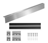 Garniture pour fissures de four - Bande d'étanchéité latérale en acier inoxydable | Couvertures de remplissage pour plaques de cuisson | Pour plan de travail, cuisine, four, cuisinière, lave-vaisselle