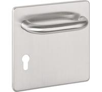 Garniture pour plaque large NW-405-5 acier inoxydable mat WC Garniture pour plaque large WC