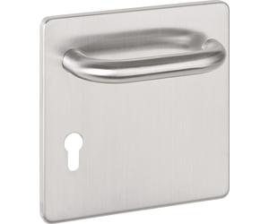 Garniture pour plaque large NW-405-5 acier inoxydable mat WC Garniture pour plaque large WC