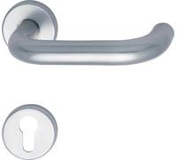 Garniture pour poignée FH GEOS 1754/D6K sur rosace PZ,TS au choix,VK 9, argent éloxé