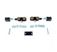 Garniture pour rail invisible Xperta porte coulissante bois max 100 kg - fixation manuelle - 2 arrêts ARGENTA