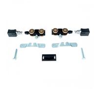Garniture pour rail invisible Xperta porte coulissante bois max 100 kg - fixation manuelle - 2 arrêts ARGENTA