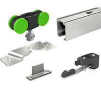 Garniture + Rail en 1.90 m MANTION - porte de 40 kg - MA40-190