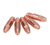 Garosa 10 Pièces Embouts de Contact MIG pour Torche 36KD, 1,2mm | Point d\'arc en alliage de cuivre, guide-fil de 0,047 pouces, engagement de filetage lisse, installation anti-bourrage,