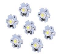 Garosa 25Pcs Perles LED 5V 1W 200LM Haute Puissance Puce SMD Blanc Froid 6000-6500K pour Home Studio Foodlight et Remplacement Spot Éclairage Professionnel et Projecteur LED
