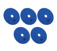 Garosa 4 Pouces Disques de Polissage Diamantés Humides, Kit de 5 Pièces | disque de liaison en résine souple, finition 500, support auto-agrippant, restauration de carreaux de céramique en granit