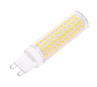 Garosa Ampoule 124LED G9, Matériau Céramique, Lampe Maïs LED 12W 1200LM pour éclairage Domestique, Utilisation de Lustre (Blanc naturel)