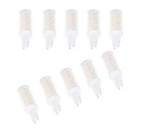 Garosa Ampoule 4W 33LED, Ampoule G9 à Base en Céramique avec une luminosité de 550 Lumens pour Lampe de Table Murale de Plafond (Éclairage chaleureux)